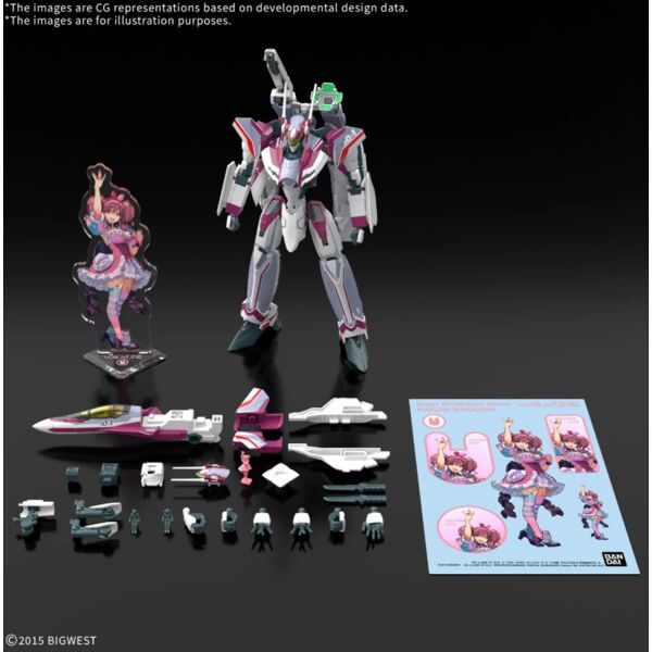 Model Kit VF-31C Siegfried (Farina Jenius) Deluxe Macross HG
