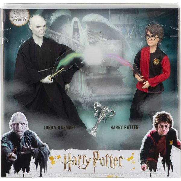 Set de Figuras Harry Potter y Lord Voldemort Mattel
