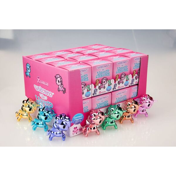 Blind Box Figura Unicorno Liquid Chrome Tokidoki (Aleatorio)