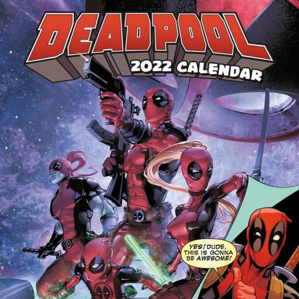 Calendario 2022 Deadpool Marvel Comics