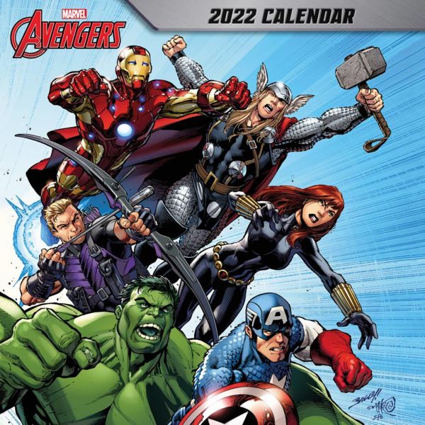 Calendario 2022 Los Vengadores Marvel Comics 