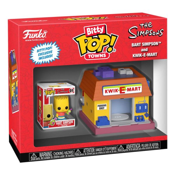 Bart Simpson at Kwik-E-Mart The Simpsons Funko Bitty Pop Town Display