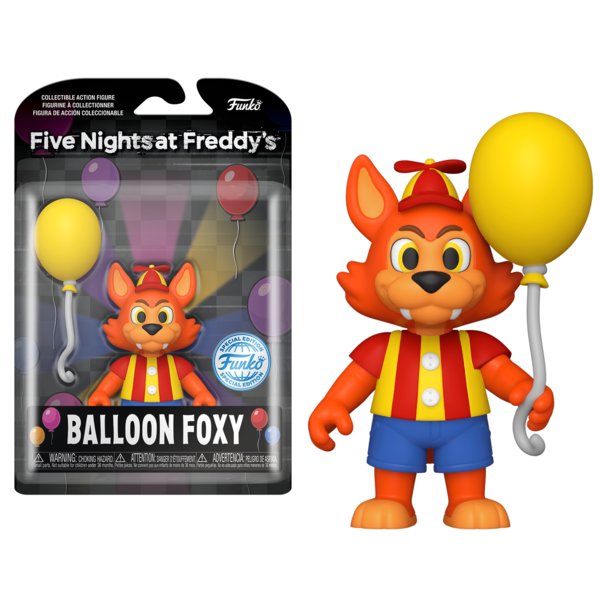 Balloon Foxy Action Figure Five Nights at freddy's Security Breach