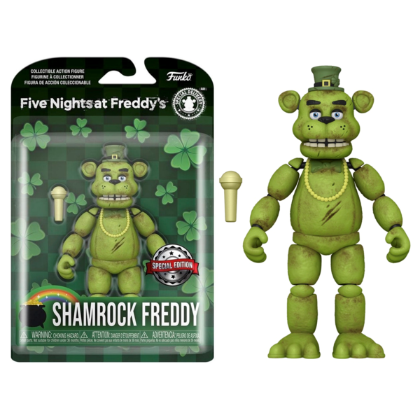 Figura Articulada Shamrock Freddy Five Nights at Freddy's S7