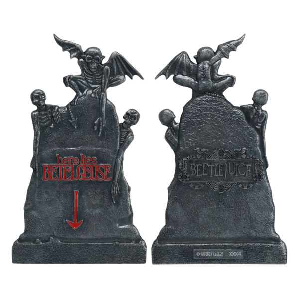 Beetlejuice Gravestone Figure Limited Edition Ingot