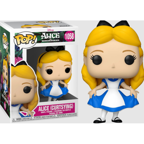 Funko Alicia Reverencia Alicia en el País de las Maravillas 70 Aniversario Disney POP! 1058