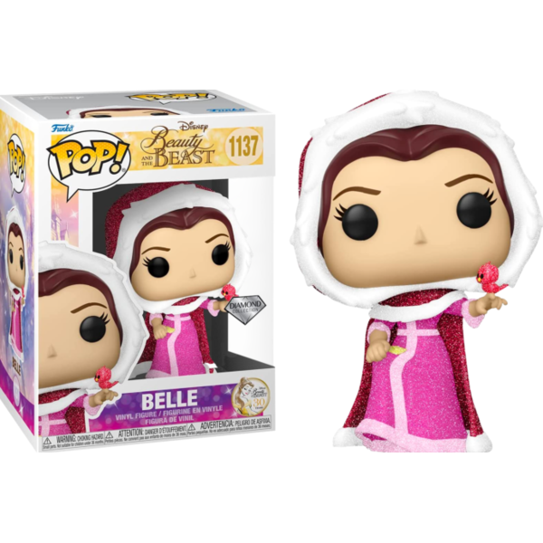 Belle Beauty and the Beast 30th Anniversary Disney Diamond Collection Funko POP! 1137 