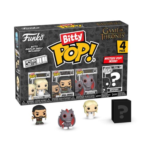 Funko Bitty Pop Daenerys Targaryen Khaleesi Juego de Tronos 4 Pack