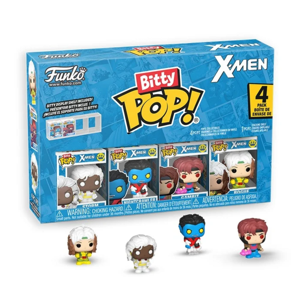  Gambit X-Men Marvel Comics Funko Bitty Pop! 4 Pack