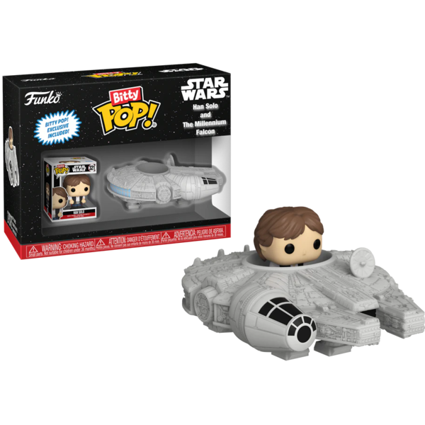 Funko Bitty Pop Rides Han Solo & Millenium Falcon Star Wars