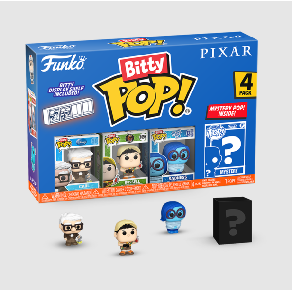 Funko Bitty Pop Up Disney Pixar 4 Pack