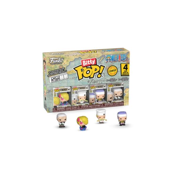 Vinsmoke Sanji One Piece Funko Bitty POP! 4 Pack Chase