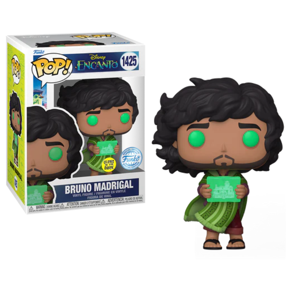 Bruno Madrigal Encanto Disney Funko POP! 1425 Special Edition Glow in the Dark