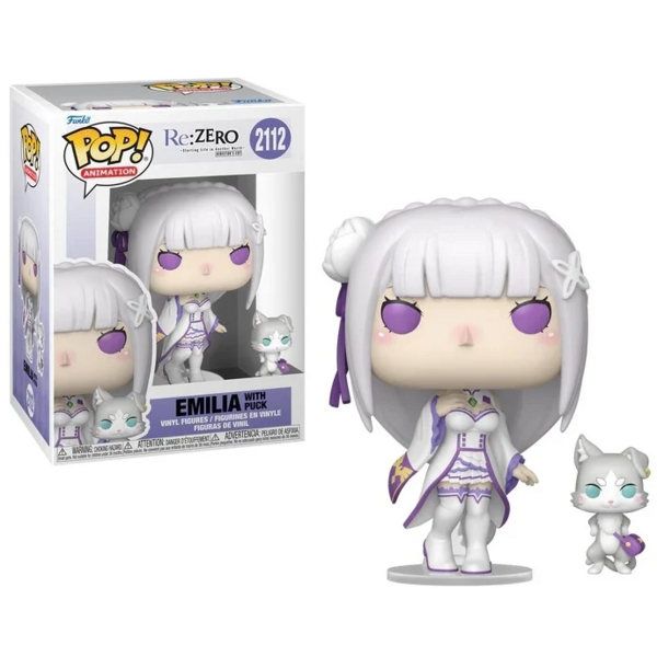 Funko Emilia & Puck Re:Zero POP! Animation 2112