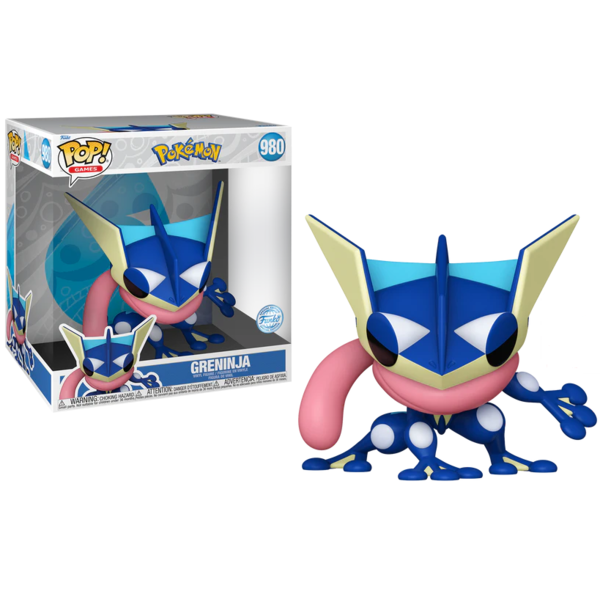 Greninja Pokémon Super Sized Jumbo Funko POP! Games 980