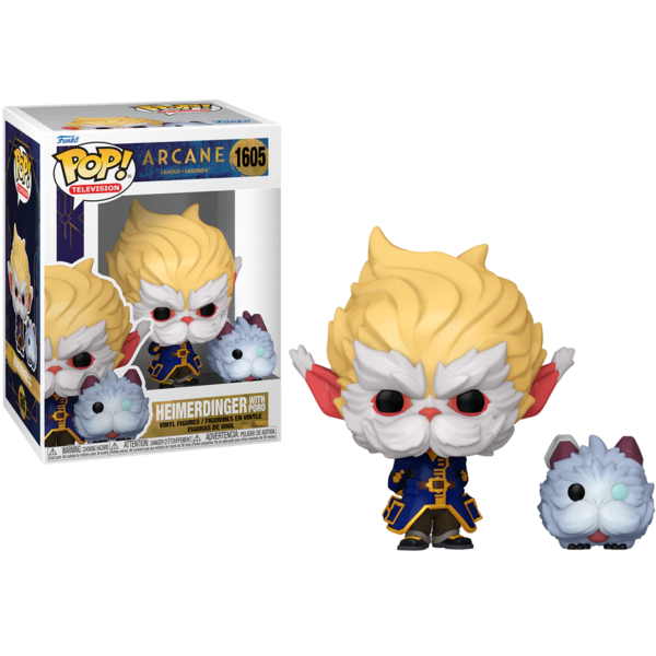 Funko Heimerdinger y Poro League of Legends: Arcane POP! Television 1605