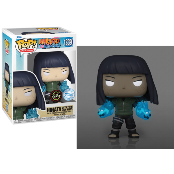 Hinata Hyuga with Twin Lion Fists Naruto Shippuden Funko POP! Animation 1339 Chase Special Edition