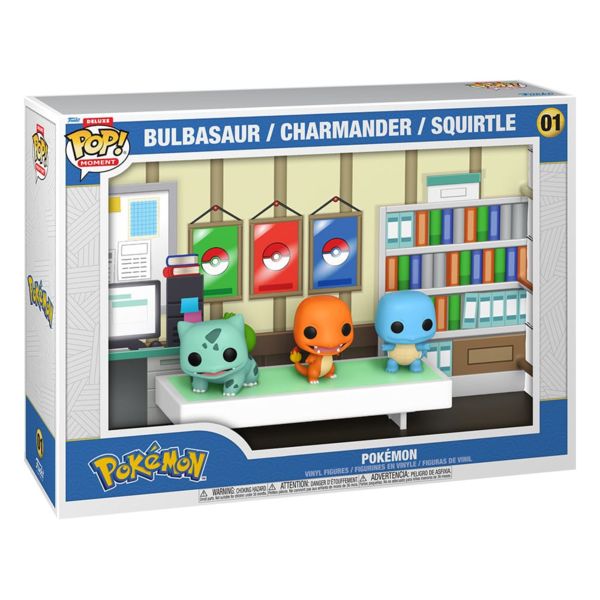 Kanto Starters Pokémon Deluxe Funko POP! Moment 01