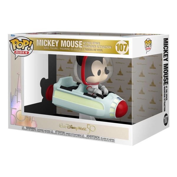 Funko Mickey Mouse Space Mountain 50 Aniversario Disney World POP Rides 107