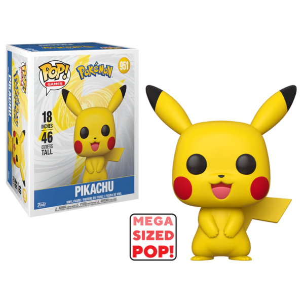 Pikachu Pokemon MEGA Funko POP Games 951