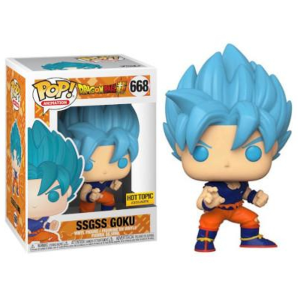 Funko Son Goku SSGSS Dragon Ball Super POP! Animation 668 Exclusive