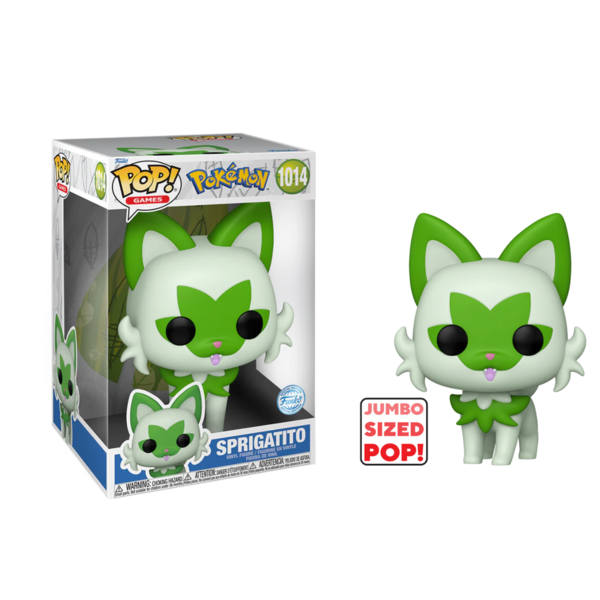 Sprigatito Pokémon Super Sized Jumbo Funko POP! Games 1014