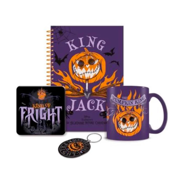 Nightmare Before Christmas Mug Coaster Keychain Notebook Gift set