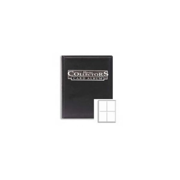 Collector's Black 4-Pocket Binder Ultra Pro