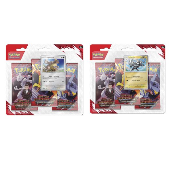 Blister Booster Pack 3 SV10 Pokémon TCG Escarlata y Púrpura: Rivales Predestinados (Español)