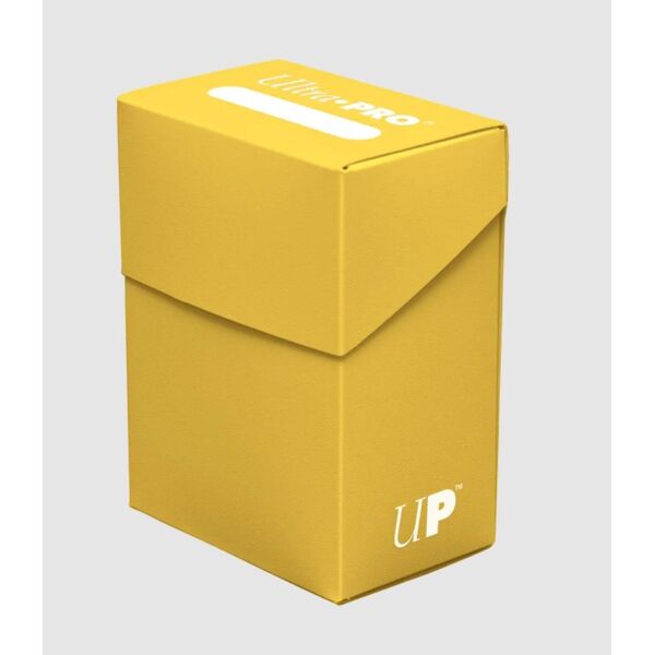 New Solid Yellow Deck Box Ultra Pro