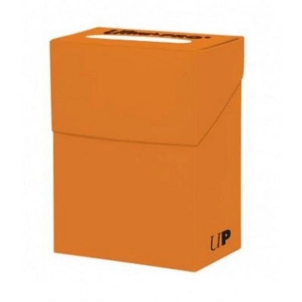 New Solid Orange Pumpkin Deck Box Ultra Pro