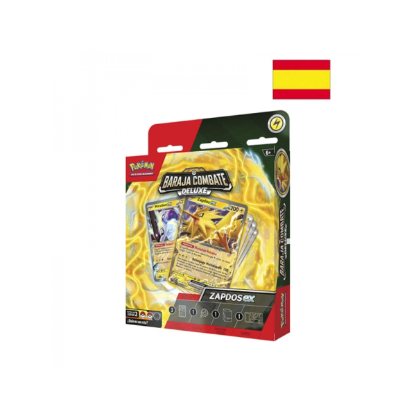 Colección Pokémon TCG Baraja Combate Deluxe Zapdos Ex (Español)