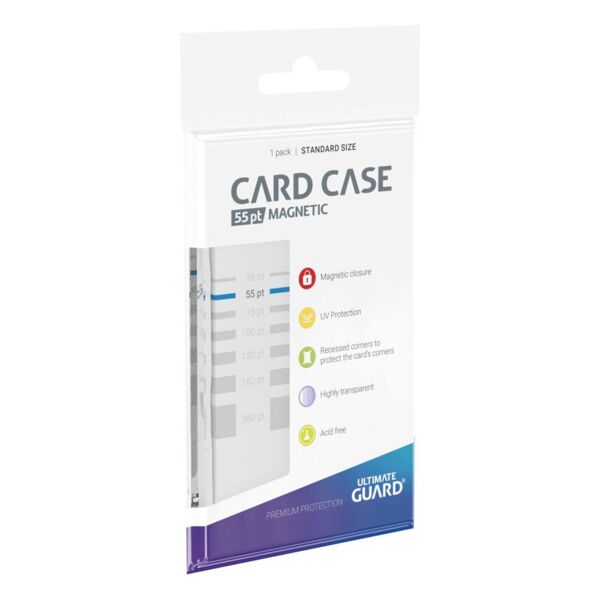 55pt Transparent Magnetic Standard Card Sleeve Ultimate Guard (1 unit)