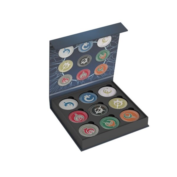 Fichas Monedas de Metal Juego de Mesa Nacidos de la Bruma Devir