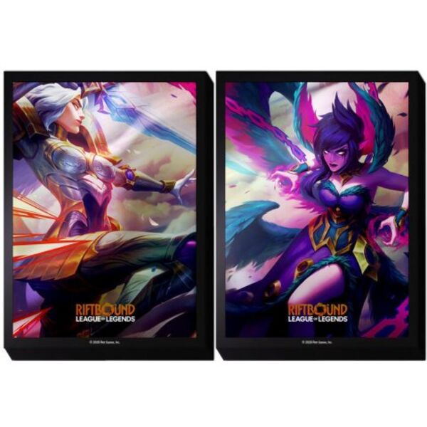 Fundas Art Sleeves Kayle & Morgana Vendetta Riftbound - League Of Legends TCG (Pack 100)