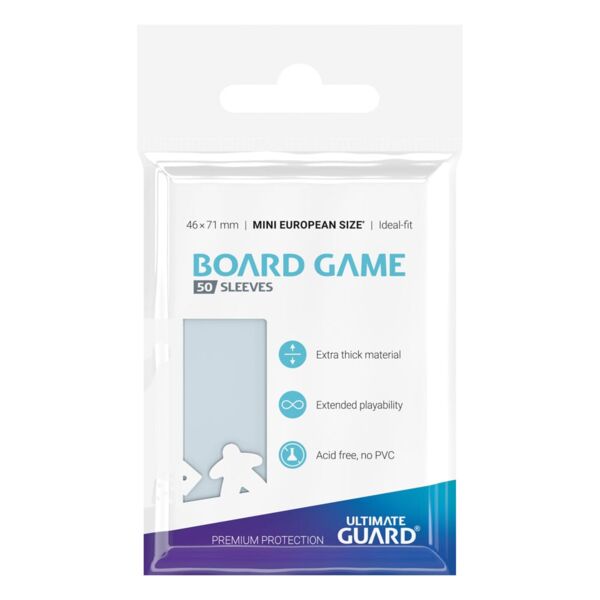 Mini European Board Game Card Sleeves Ultimate Guard (Pack of 50)