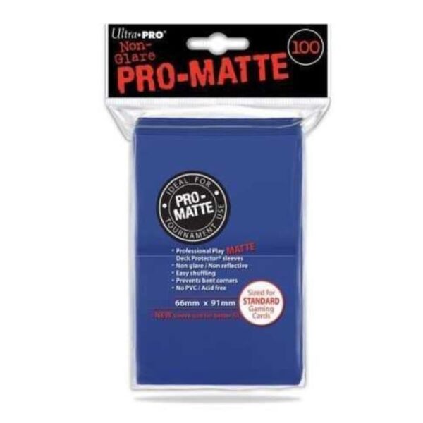 Fundas Estándar Azules Pro Matte Ultra Pro (Pack 100)