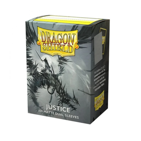 Fundas Estándar Justice Matte Dual Dragon Shield (Pack 100)