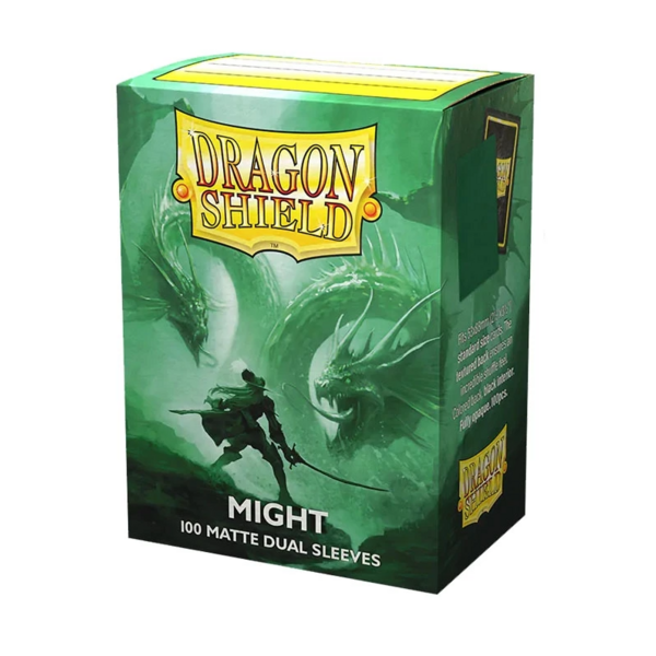 Fundas Estándar Might Matte Dual Dragon Shield (Pack 100)