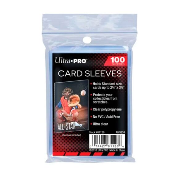 Standard Regular Card Sleeves Ultra Pro (Pack of 100)