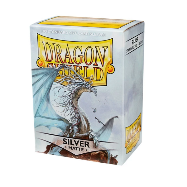 Fundas Estándar Silver Matte Dragon Shield (Pack 100)