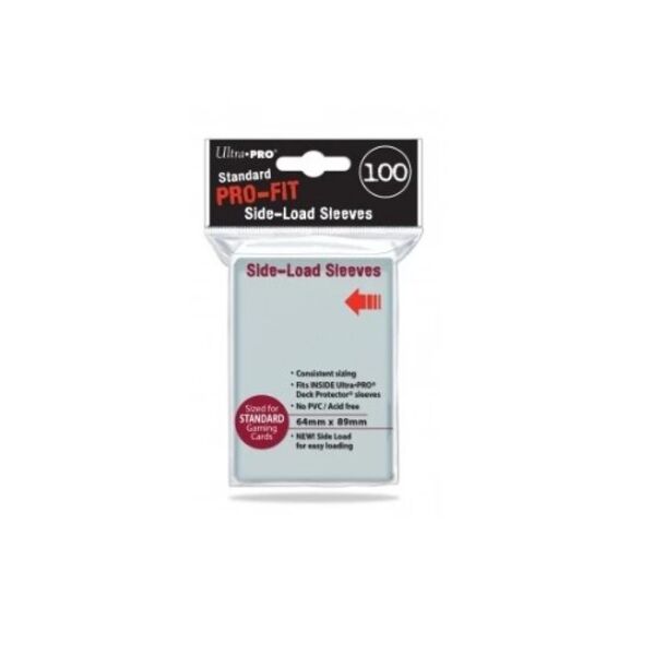 Fundas Estándar Transparente Carga Lateral Pro Fit Ultra Pro (Pack 100)
