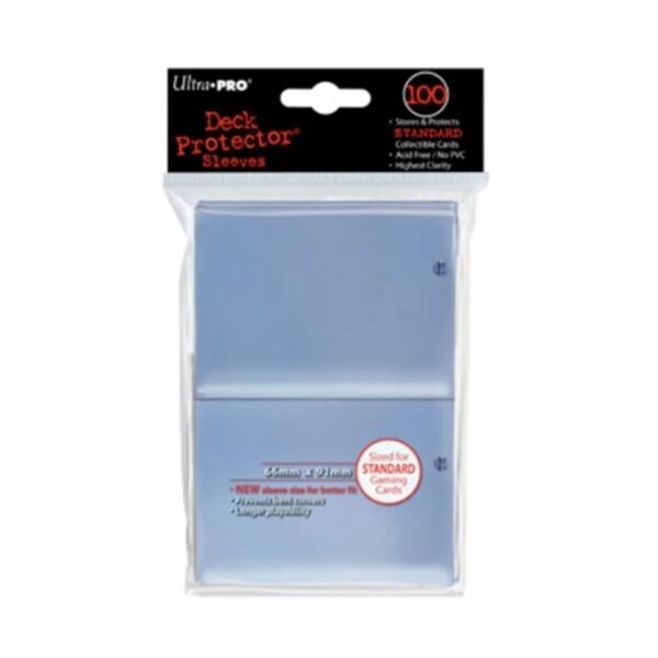 Standard Clear Card Sleeves Ultra Pro (Pack of 100)