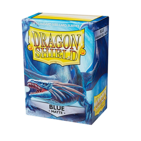 Fundas Estándar Blue Matte Dragon Shield (Pack 100)