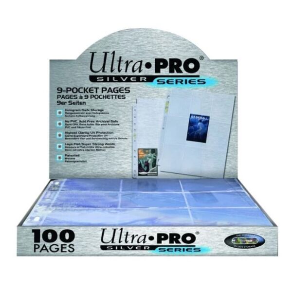 Silver 9-Pocket Sleeve Ultra Pro (1ut.)