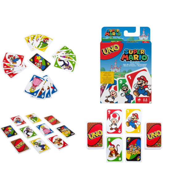 Super Mario UNO Board Card Game Nintendo