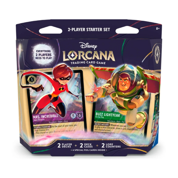 Kit de Inicio 2 Jugadores TCG Lorcana: Wilds Unknown (Inglés)