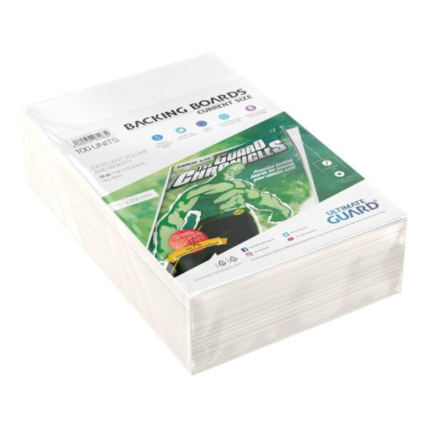 Comic Current Size Backing Boards Ultimate Guard (Pack of 100)