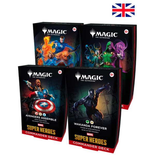 Mazo Commander Marvel Super Heroes Magic: The Gathering - Inglés