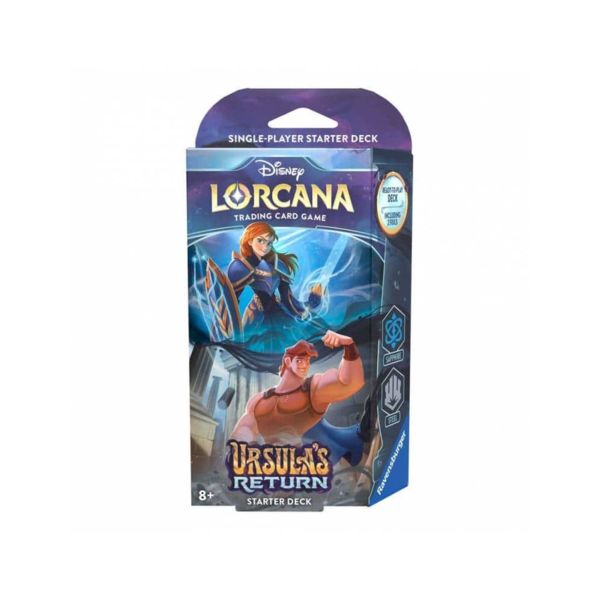 Starter Deck Disney Lorcana Sapphire Steel Ursula's Return - Inglés